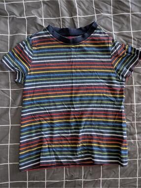 Lily & Dan rainbow stripe tee